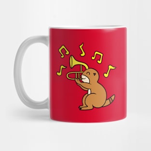 Squirrel playing trombone Mug